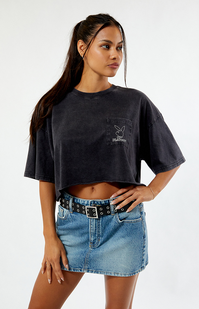 Playboy By PacSun Boxy Cropped T-Shirt | PacSun