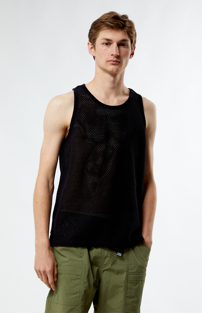 【新品未使用】BLACKBIRD / mesh tank top BLACKBIRD / TANK TOP MESH / INSIDE MY GLASS DOORS