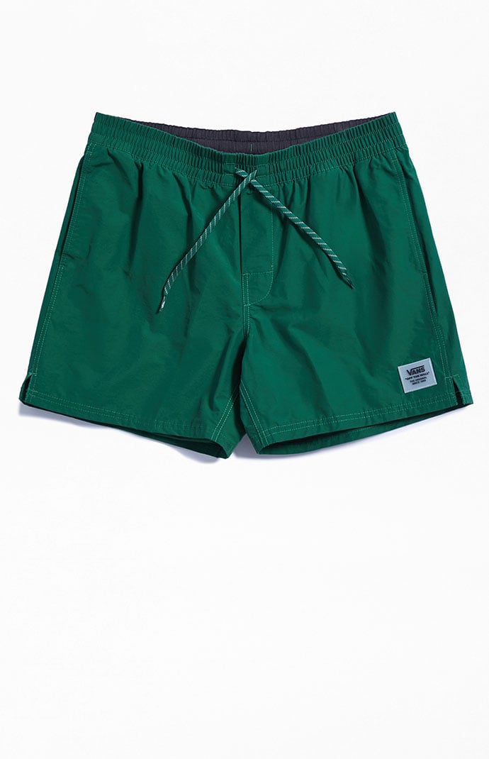 Vans Green Primary Volley Shorts PacSun