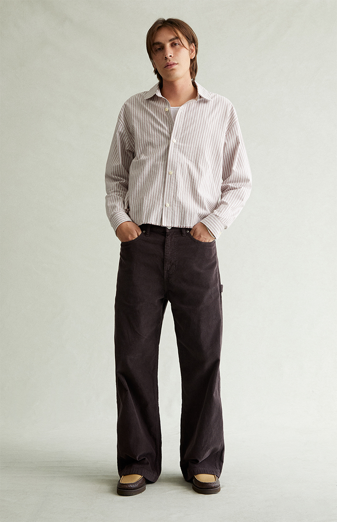 Pacsun Blake Extreme Baggy Pants Corduroy Carpenter Brown | PacSun