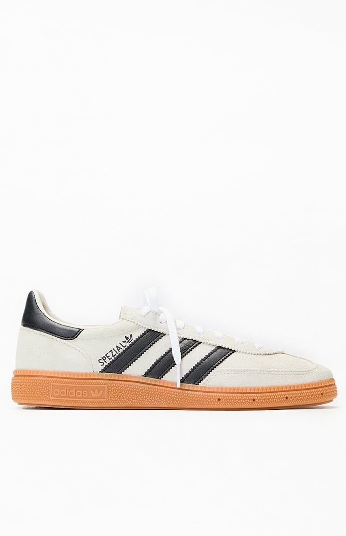 adidas Women's White & Black Handball Spezial Sneakers | Pacsun