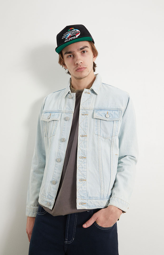 PacSun Light Wash Classic Fit Denim Trucker Jacket PacSun