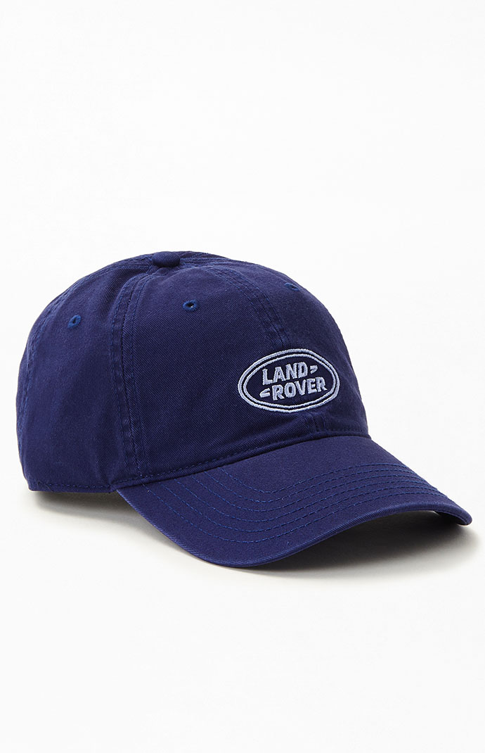 Land Rover Navy Beanie Hat with Embroidered Land Rover Logo