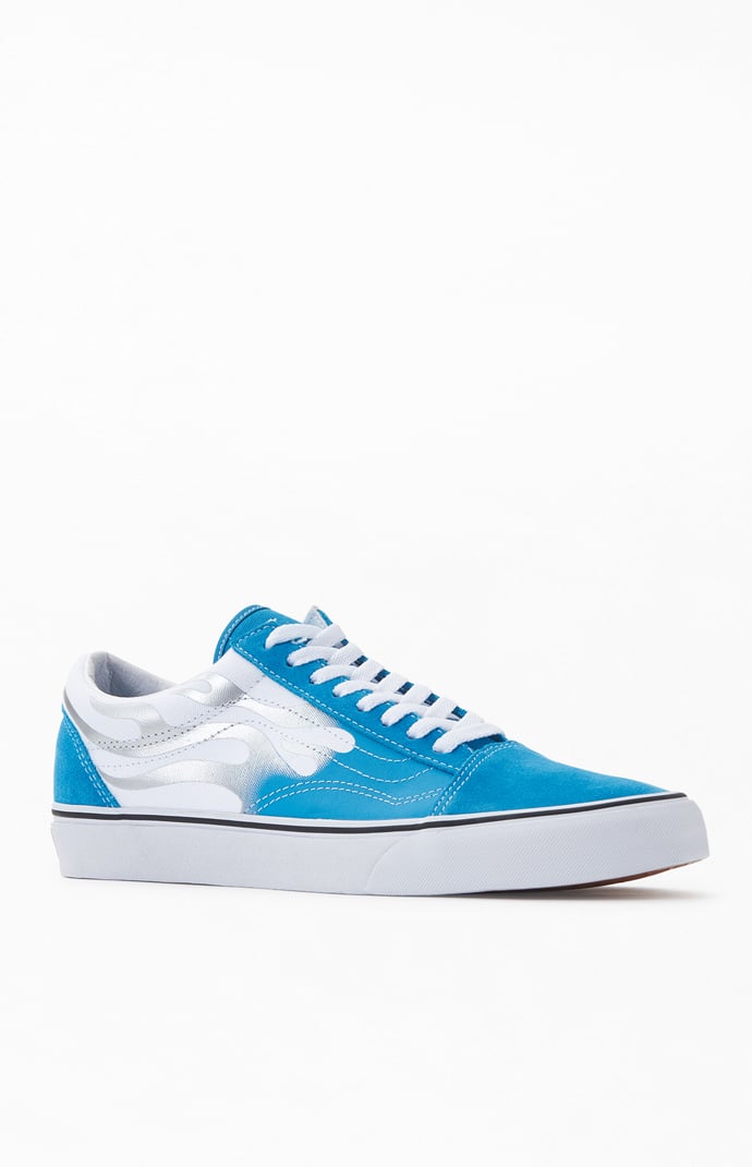 vans old skool blue fire