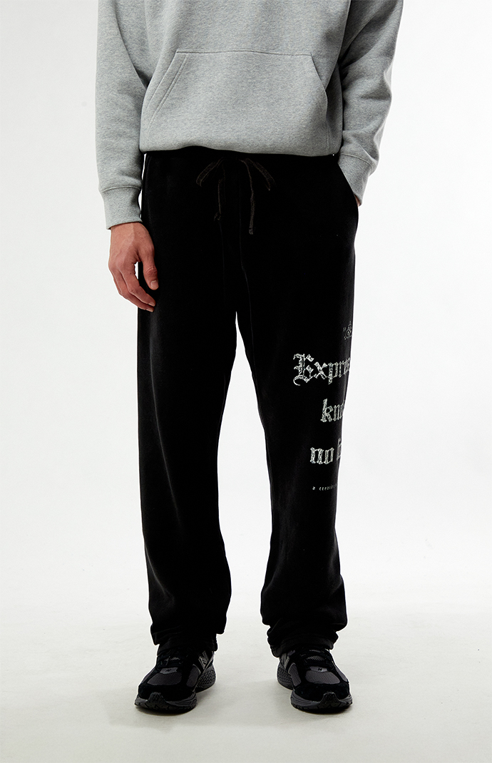 Pacsun Black Expressions Baggy Sweatpants | Pacsun