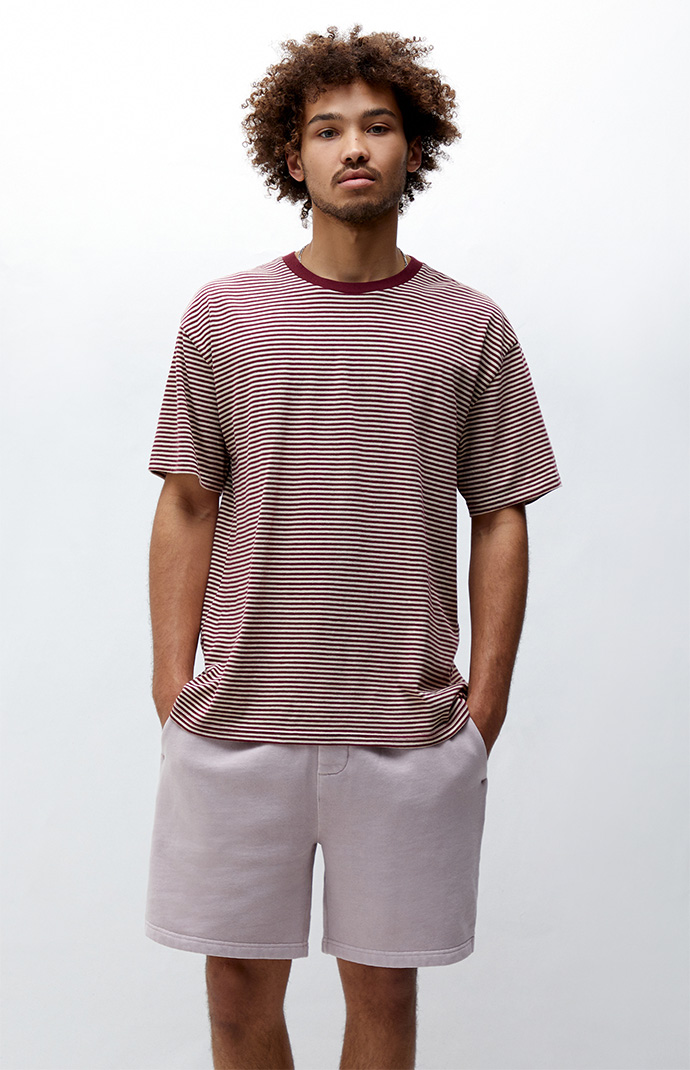 PS Basics Brown Theo Yarn Dyed Stripe T 