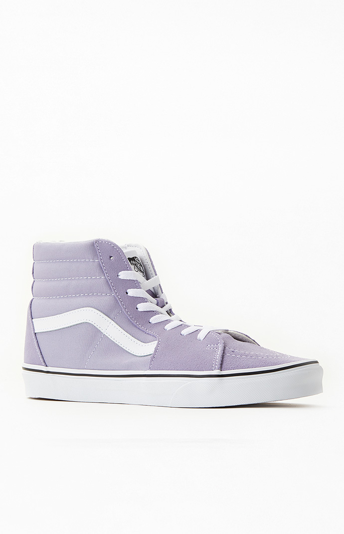 Vans Sk8-Hi Canvas Lavender Shoes | PacSun زيت اللوز للوجه