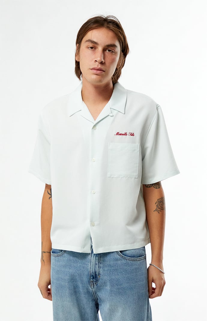 Pacsun Ribbon Woven Camp Shirt | Pacsun