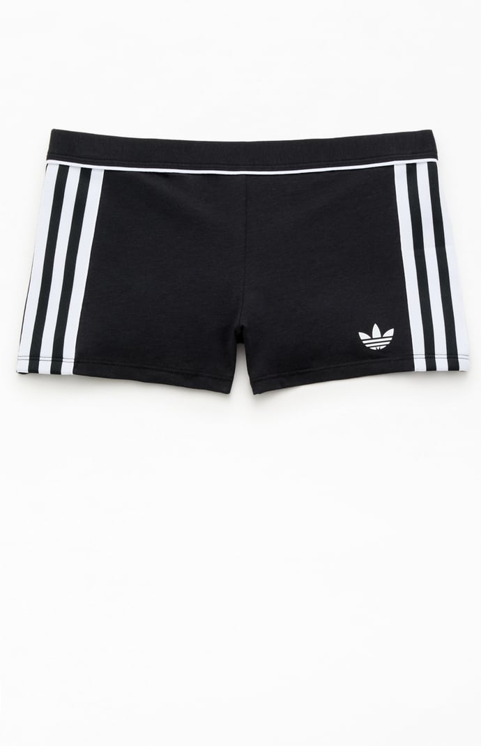 adidas Active Heather Grey 3-Stripes Biker Shorts | Pacsun