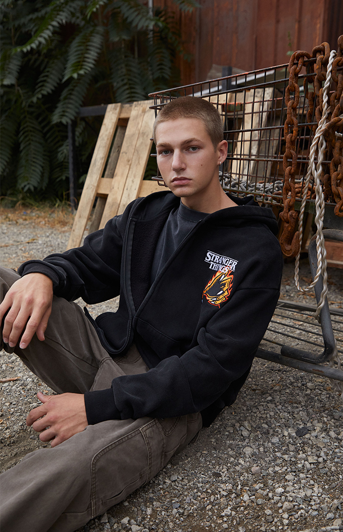 Netflix x Stranger Things Creatures Welcome Zip Up Hoodie | Pacsun