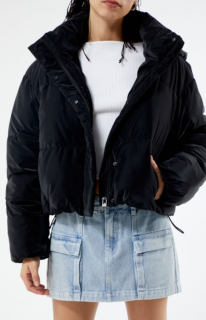 Pacsun fluffy jacket new arrivals