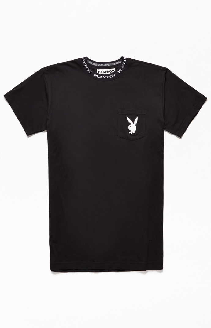 Playboy By PacSun Collar Logo T Shirt PacSun