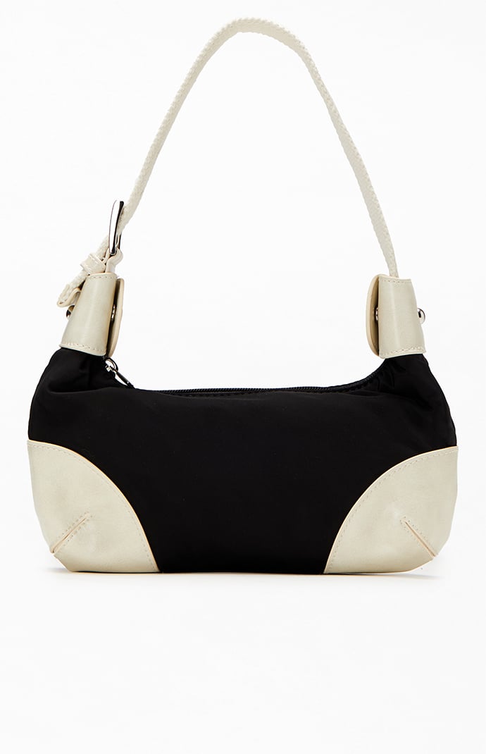 Black and white shoulder bag 2025