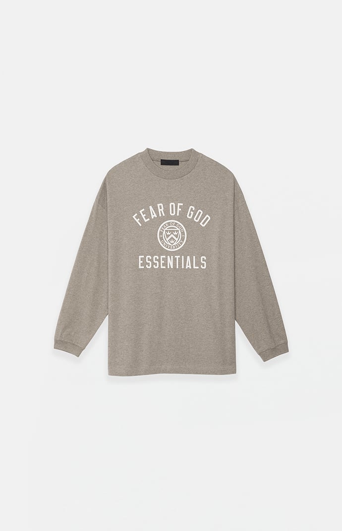 Jersey Long Sleeve T-Shirt in Black | Fear of God ESSENTIALS