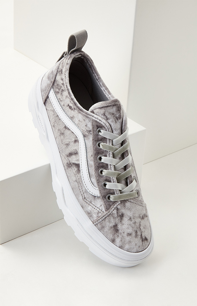 Vans velour noir hot sale