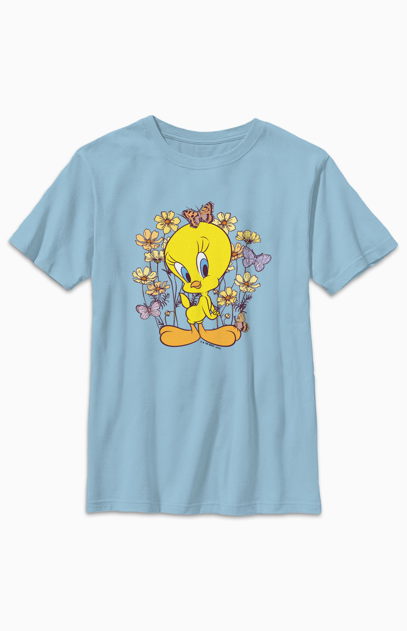 Kids Tweety Floral T-Shirt | Pacsun