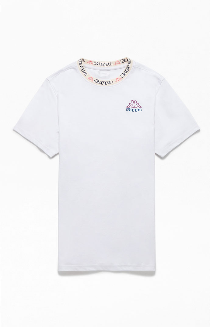 Kappa White Logo Datre T-Shirt | PacSun