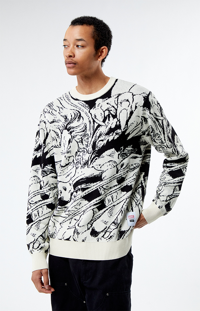 HUF x X-Men Epic Showdown Crew Sweater | Parallel