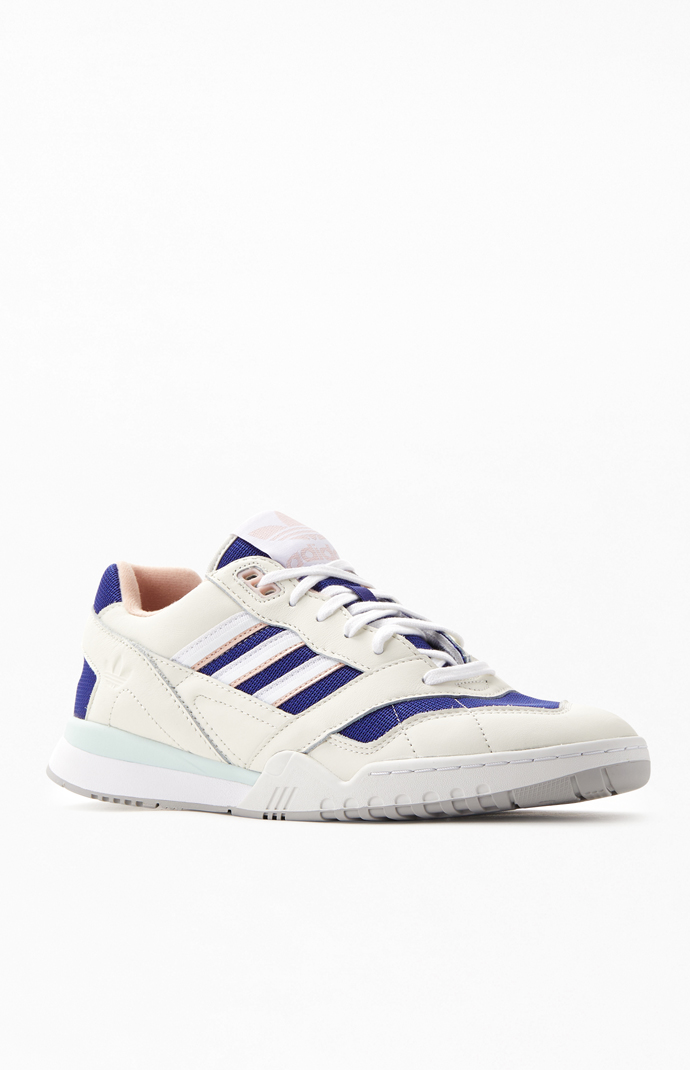adidas White & Purple A.R. Trainer Shoes | PacSun | Pacsun