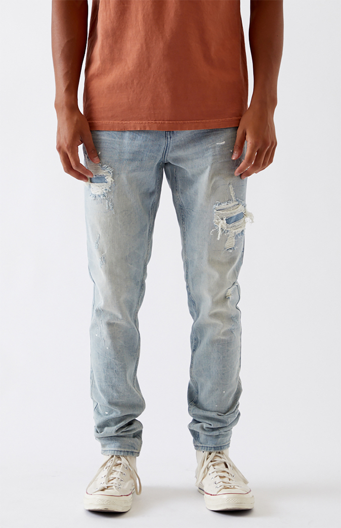 Pacsun stacked skinny light jeans 2025