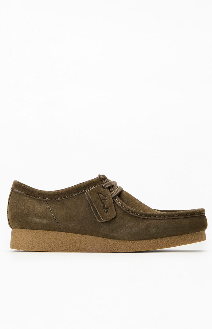 Clarks Olive Wallabee Evo Low Shoes | Pacsun