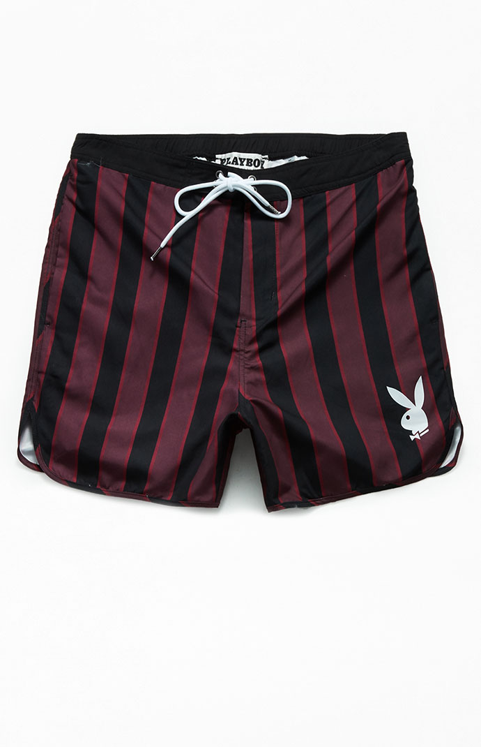 Pacsun playboy swim trunks outlet