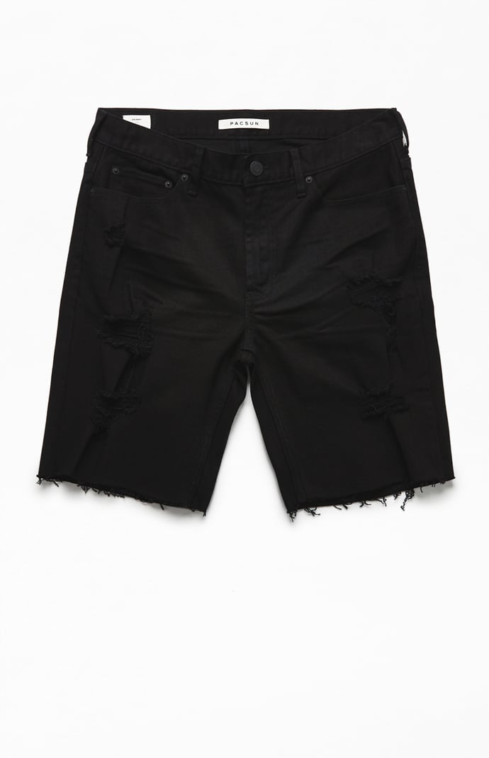 PacSun Black Denim Shorts PacSun