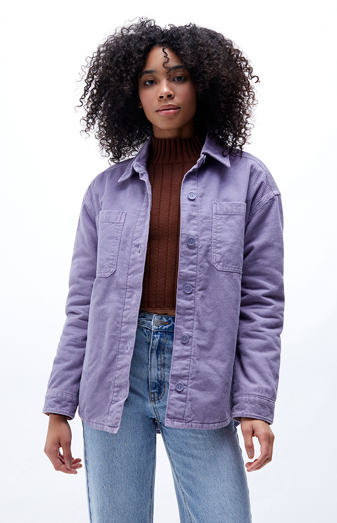 Lavender corduroy jacket sale