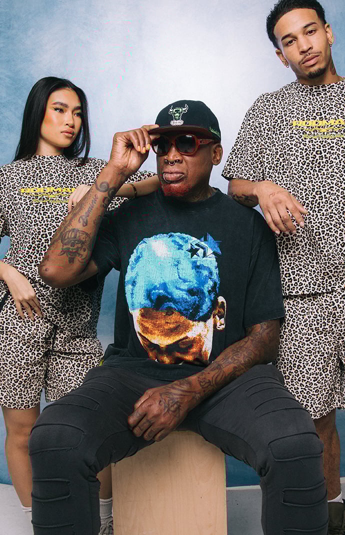 ★PACSUN★RODMAN BRAND スターグローブTシャツ RODMAN BRAND Star Globe T-Shirt | PacSun