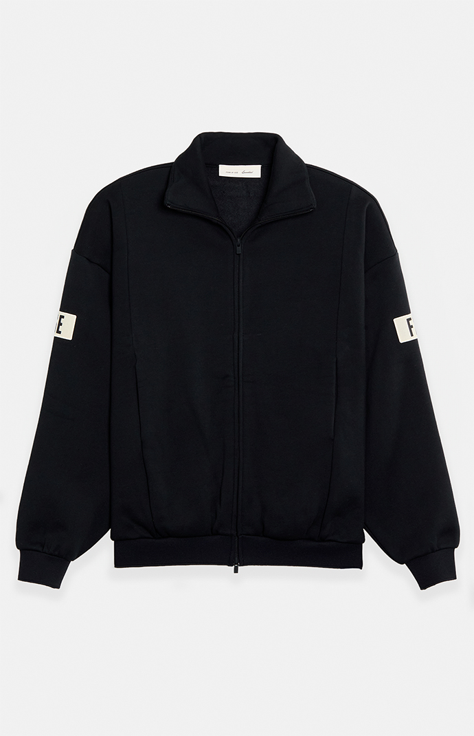 Fear of God ESSENTIALS Vintage Black Track Jacket | Pacsun