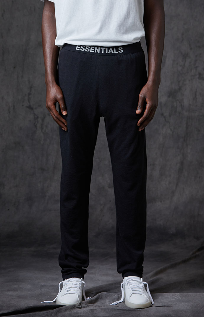 FOG Essentials Black Lounge Pants | PacSun