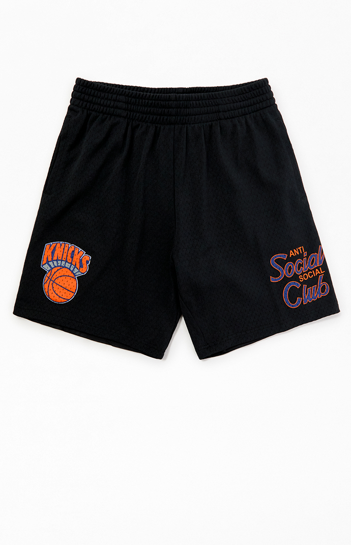 Mitchell & Ness NBA ASSC NY Knicks Basketball Shorts | Pacsun
