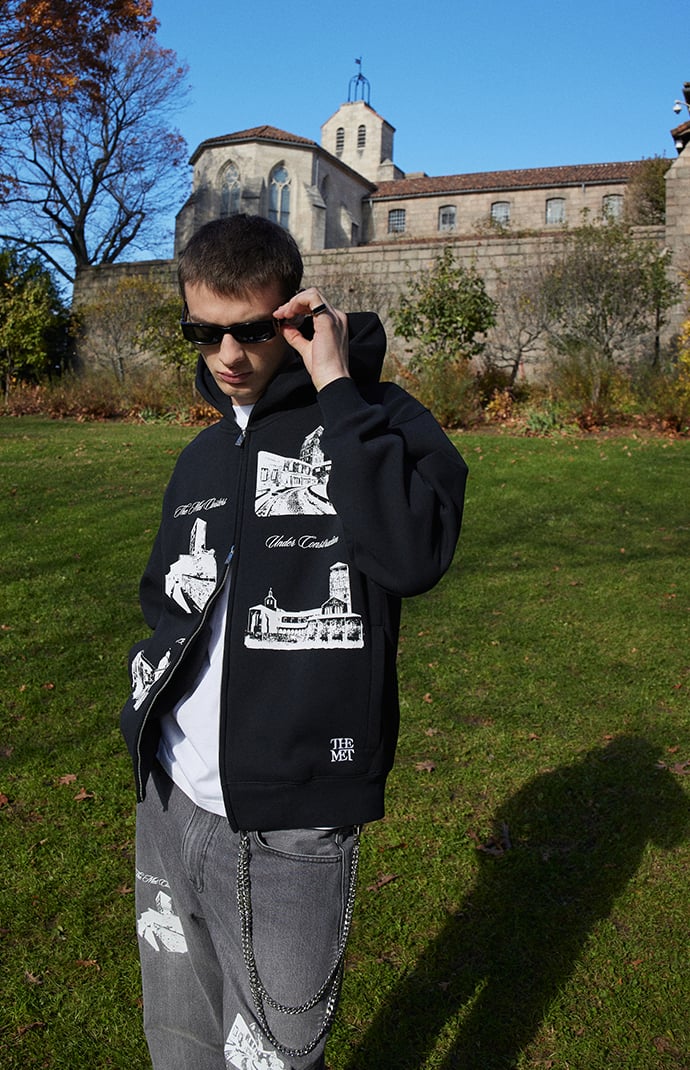 The Met x Pacsun Underhill Full Zip Hoodie | Pacsun