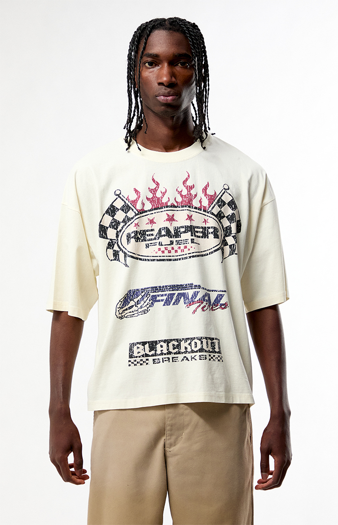 Pacsun Reaper Fuel Cropped Boxy T-Shirt | Pacsun