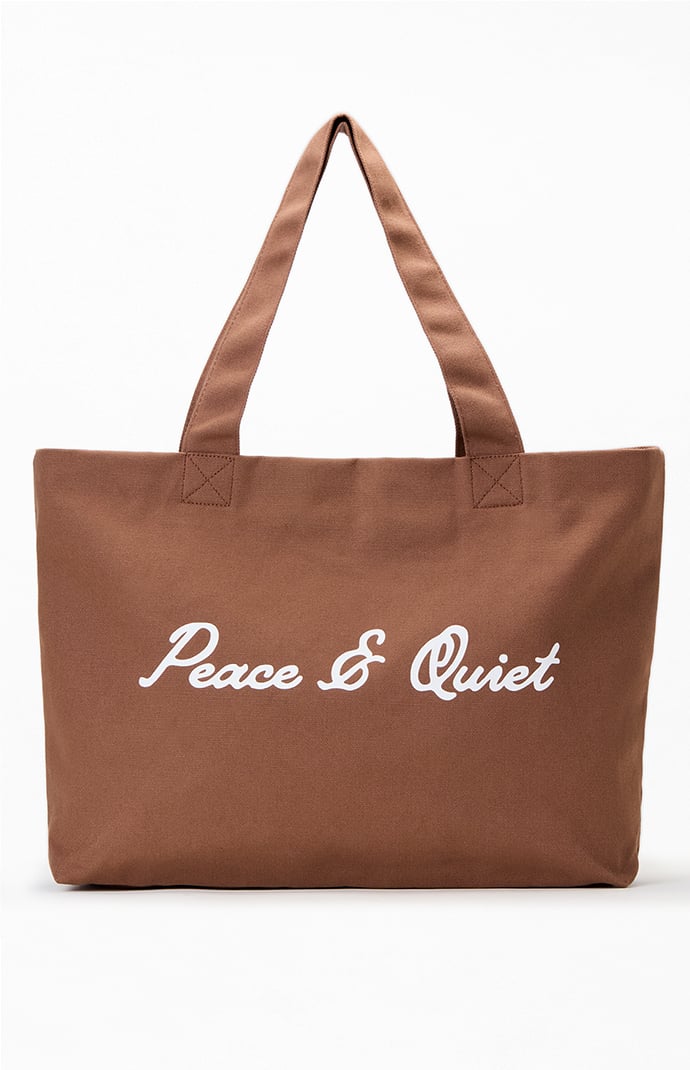 MUSEUM OF PEACE & QUIET Signature Zip Tote Bag | Pacsun