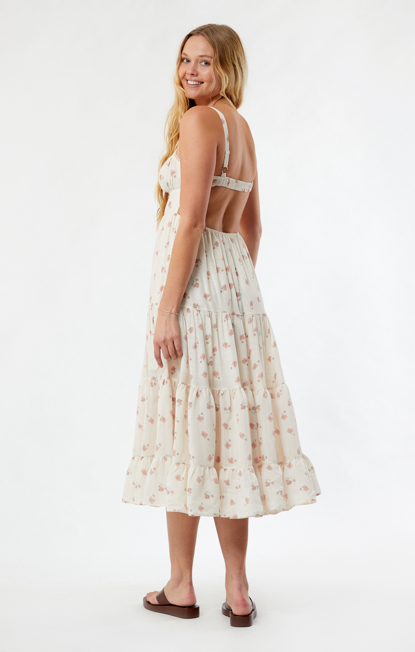 LA Hearts Tiered Maxi Dress PacSun