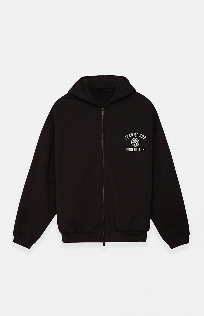 Fear of God Essentials Black Heavy Fleece University Full