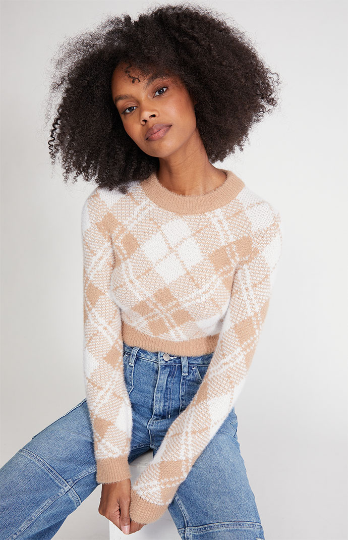 LA Hearts Brooklyn Printed Sweater | Pacsun