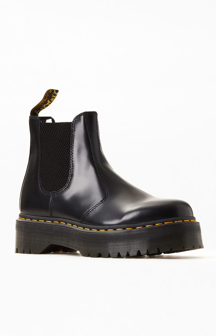 Dr. Martens - 2976 MAX LEATHER PLATFORM CHELSEA BOOTS Number