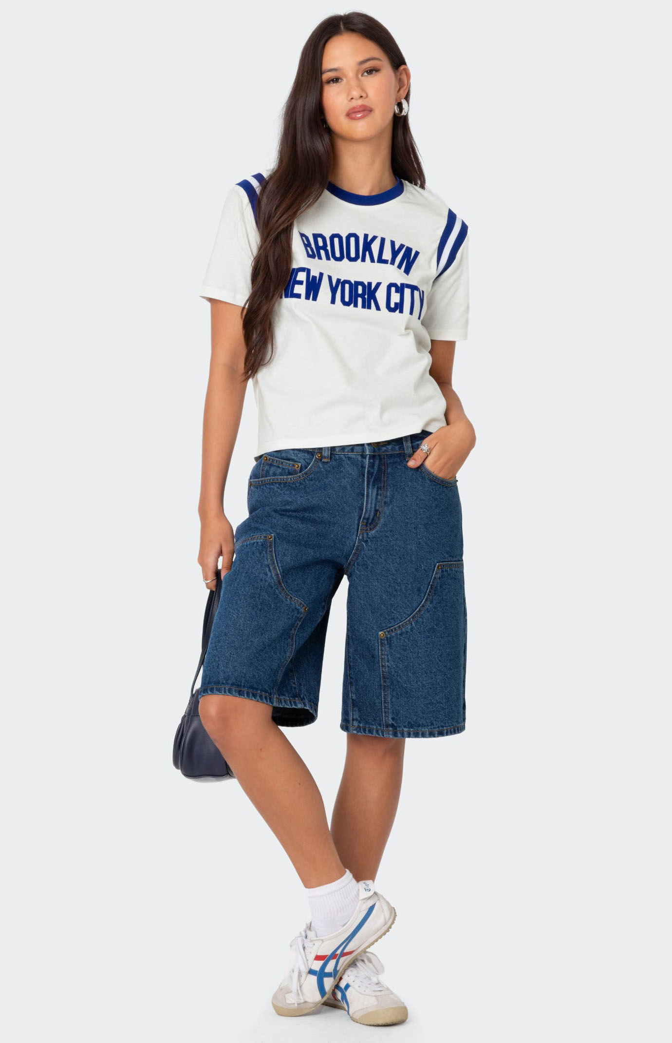 Edikted Jacqui Low Rise Denim Bermuda Shorts | PacSun Edikted Jacqui Low Rise Denim Bermuda Shorts | PacSun