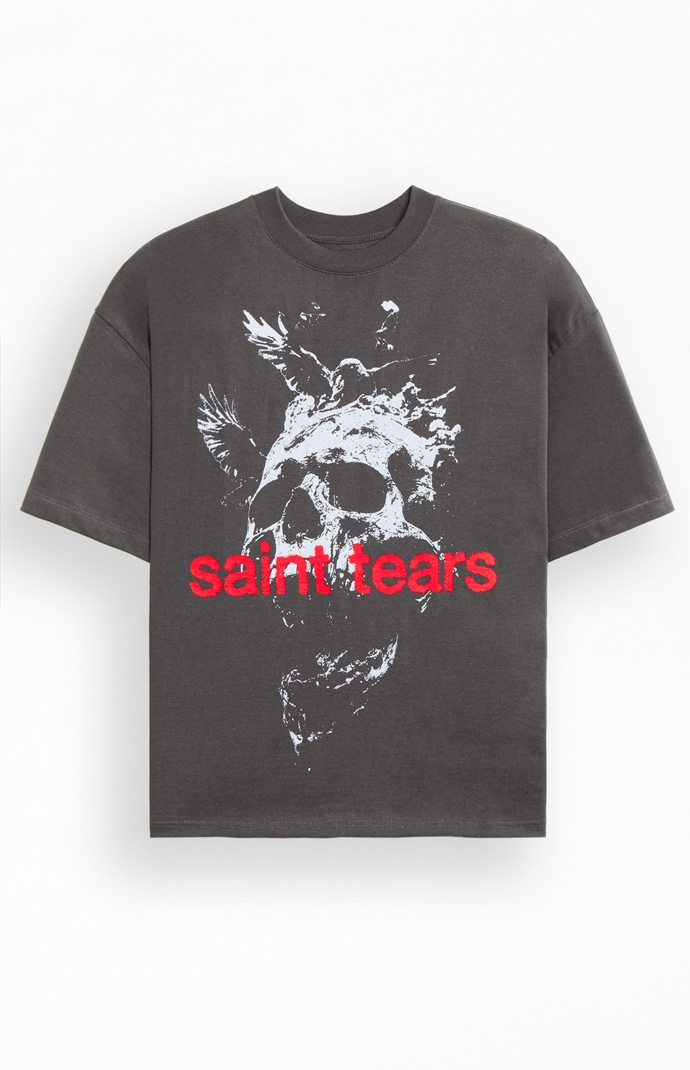 PRISTIN 全員 サイン Pacsun Saint Tears Cropped Boxy T-Shirt | PacSun