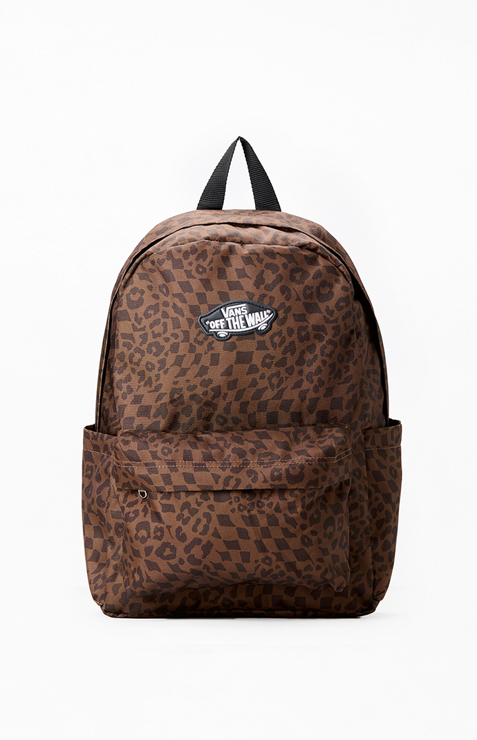 Vans Kids Leopard Old Skool Grom Backpack | Pacsun
