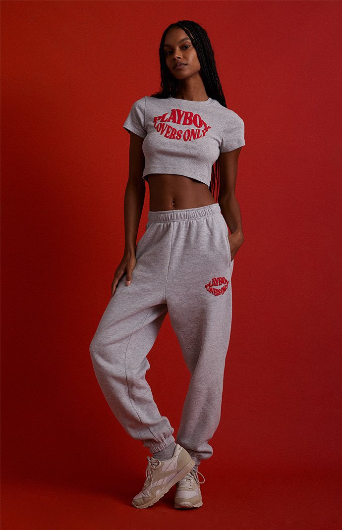 Playboy By PacSun Love Club Boyfriend Sweatpants PacSun