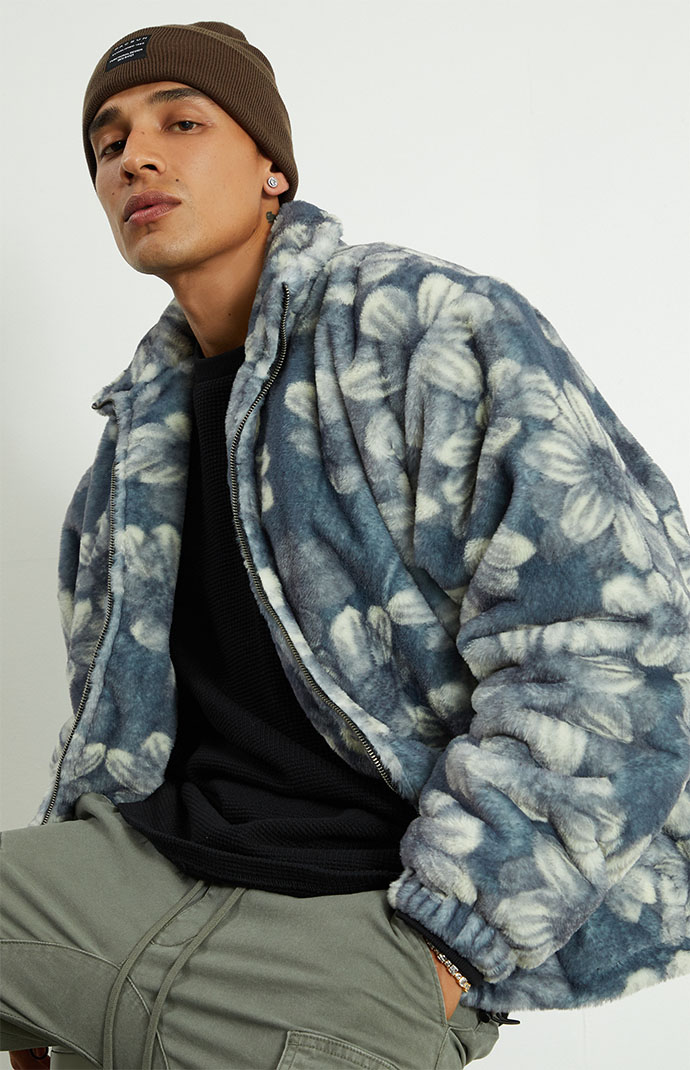 Pacsun fuzzy jacket online