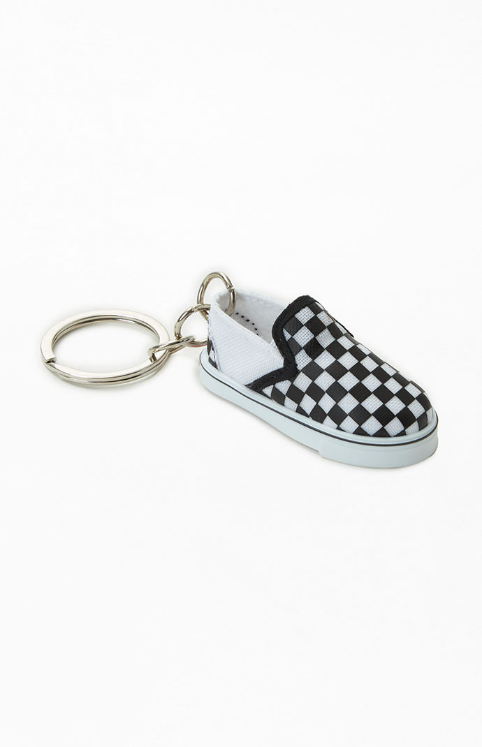 Checkerboard 2025 vans keychain