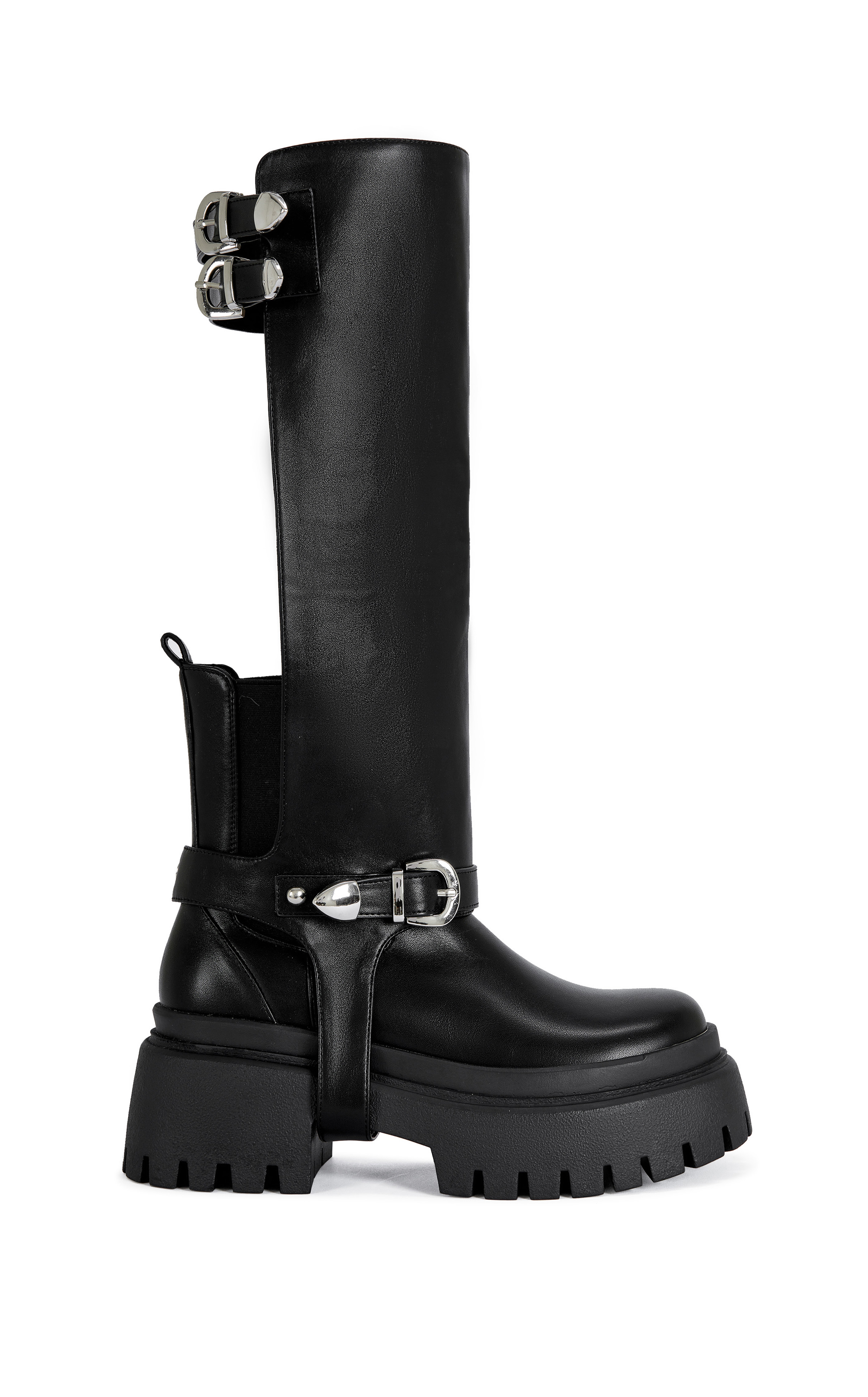 AZALEA WANG Women's Rampage Black 2-Way Combat Boots | Pacsun