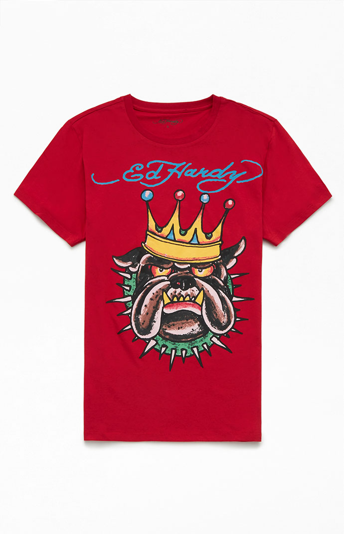 Ed Hardy Bulldog T Shirt PacSun
