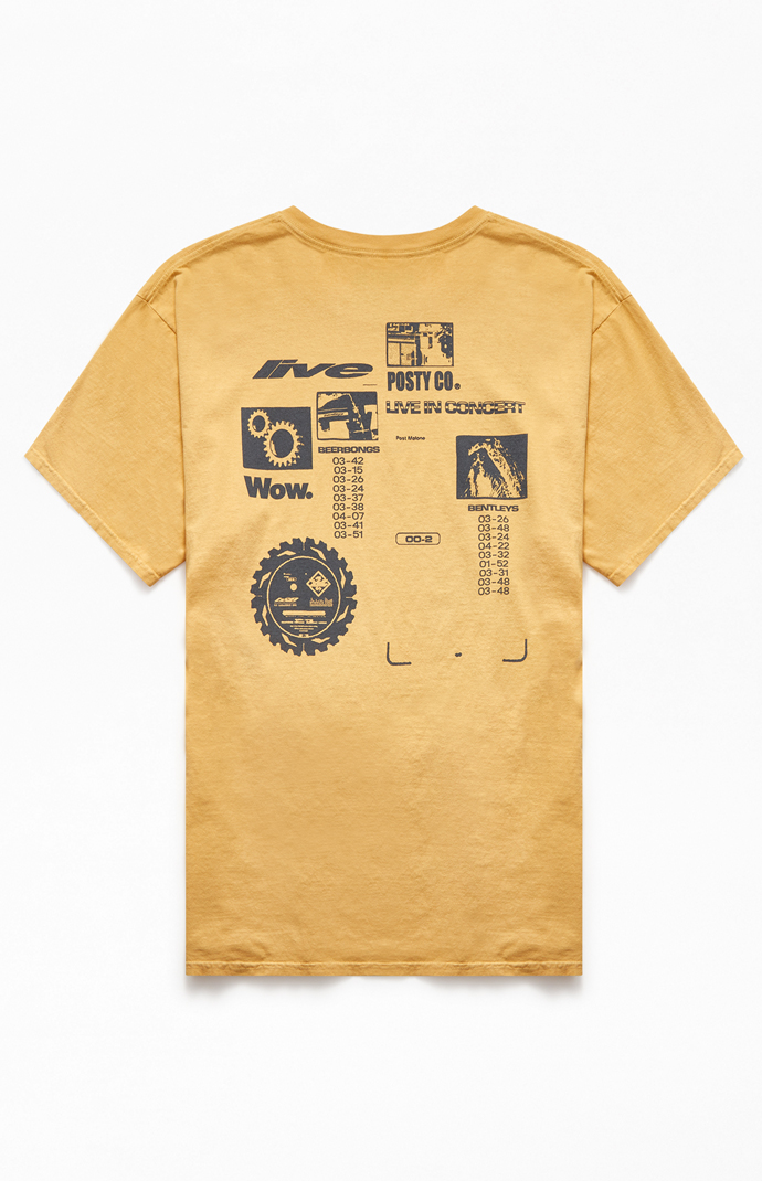 Post Malone Live Wow T Shirt Pacsun