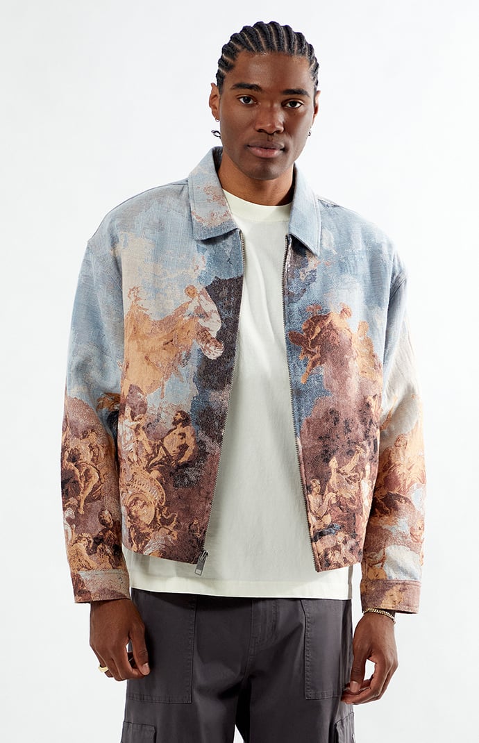 20-60代 人気ファッションブランド PacSun Skyway PacSun | Jacket Jacquard メンズウェア