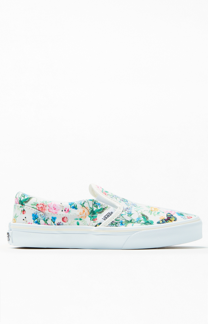 Vans Kids Wild Bouquet Slip On Shoes PacSun